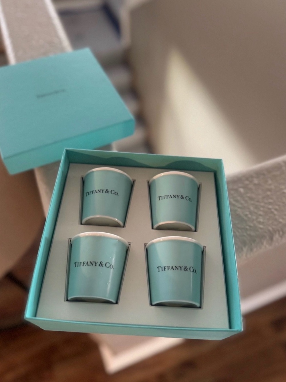 Tiffany espresso cups